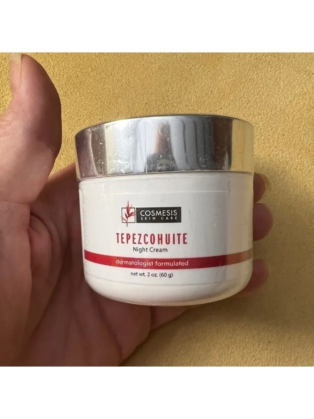 Cosmesis Skincare Tepezcohuite Night Cream 2 fl oz NIB